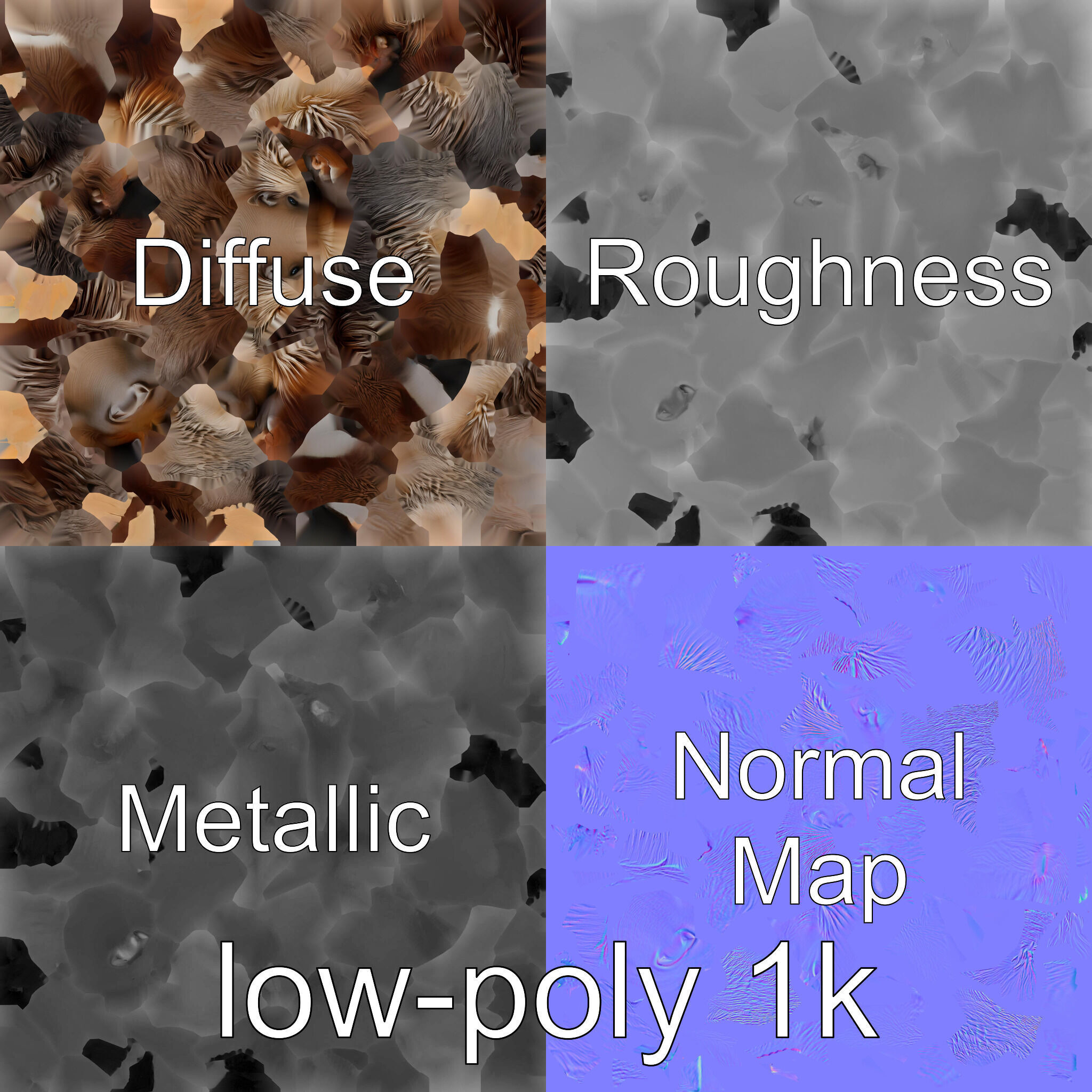 Peaceful Nutria Riverside Nap 3D Model Low-poly 3D model_4