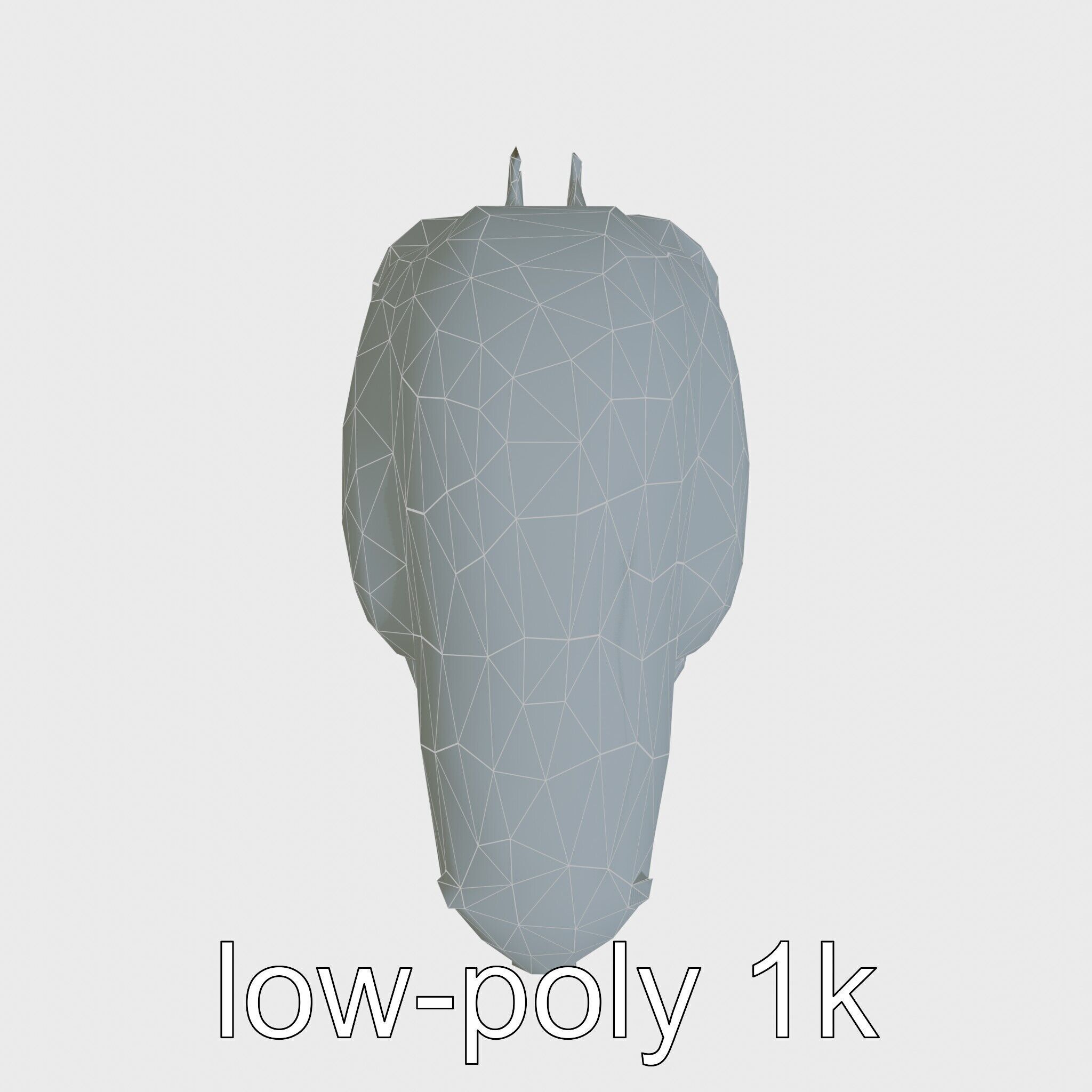 Peaceful Nutria Riverside Nap 3D Model Low-poly 3D model_10