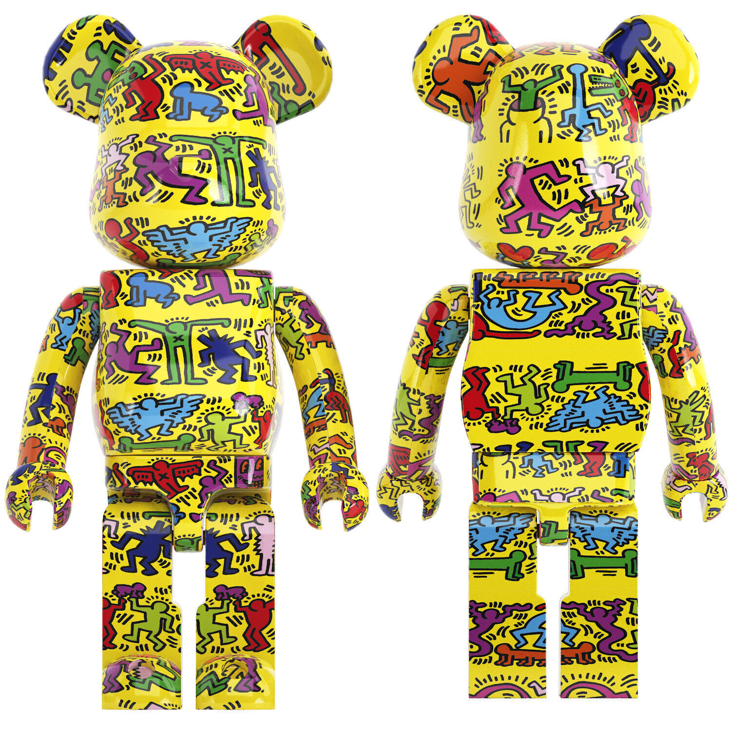 basquiat bearbrick collection 04 3D model_3
