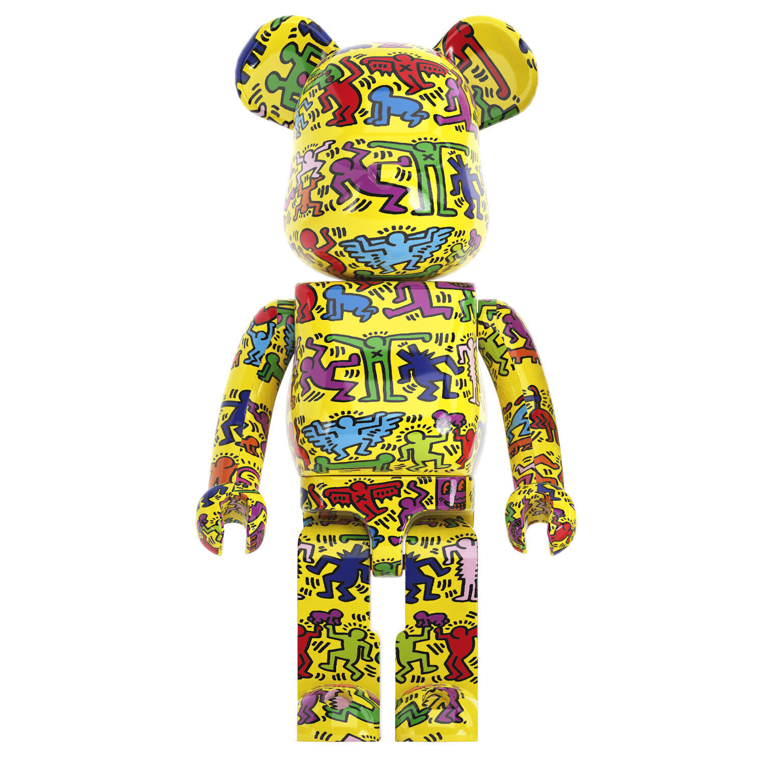 basquiat bearbrick collection 04 3D model_2
