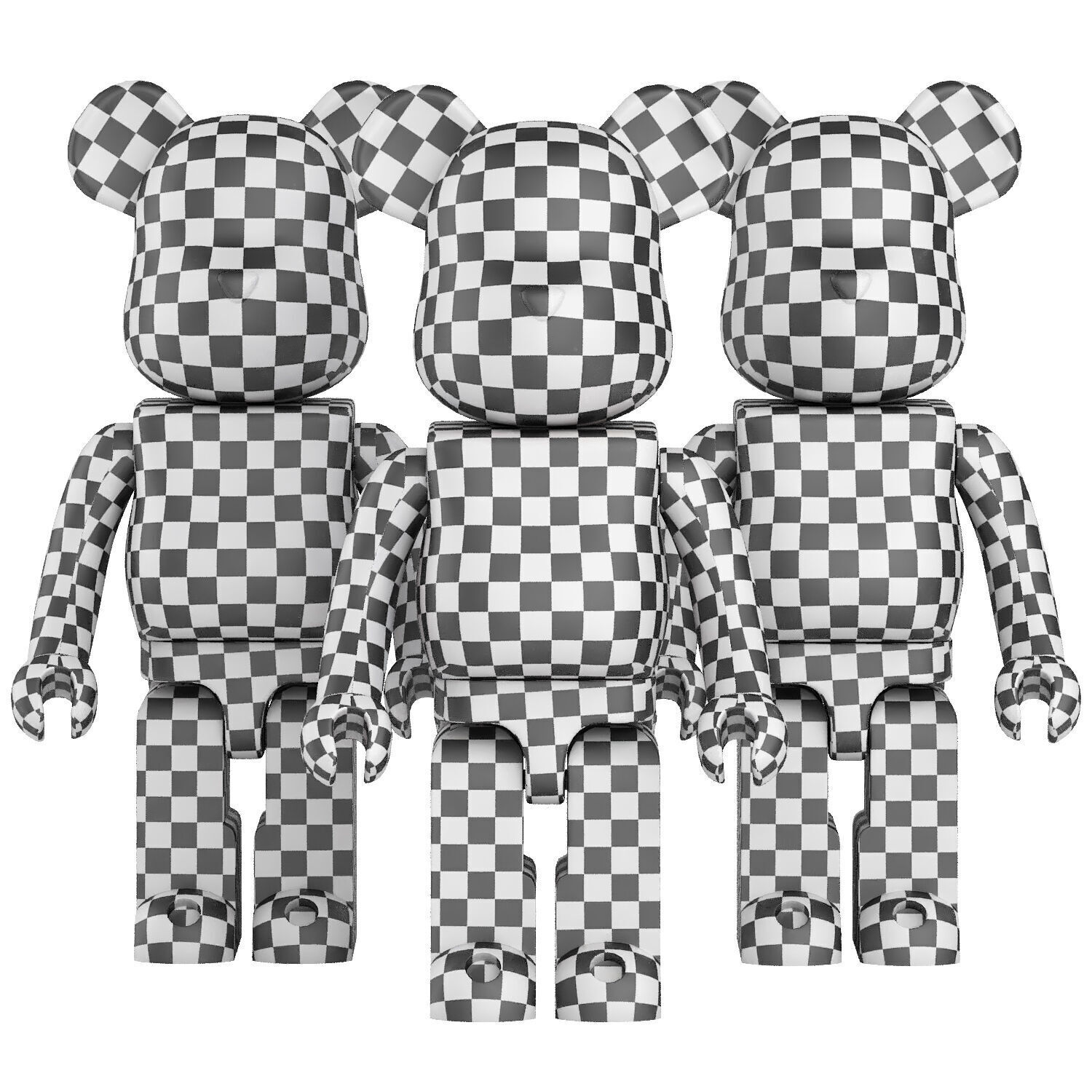 basquiat bearbrick collection 04 3D model_7