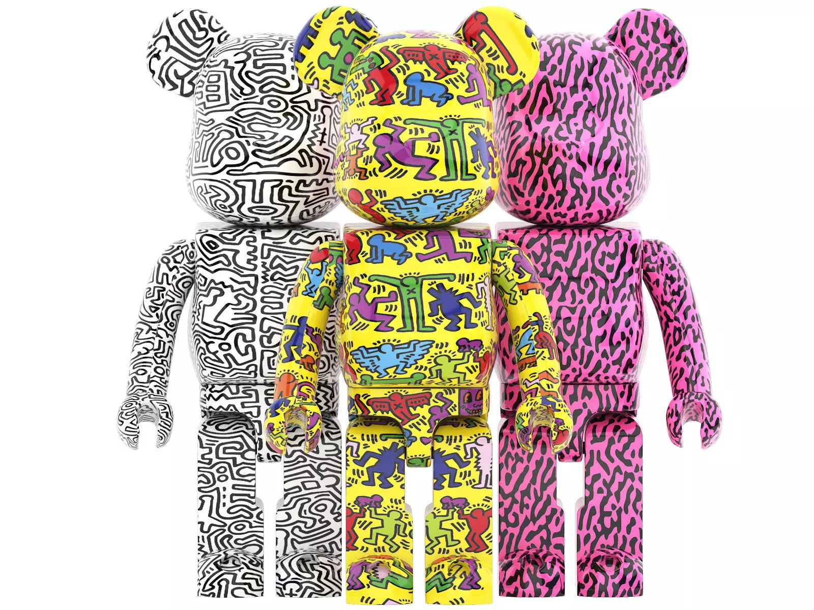 basquiat bearbrick collection 04 3D model_0