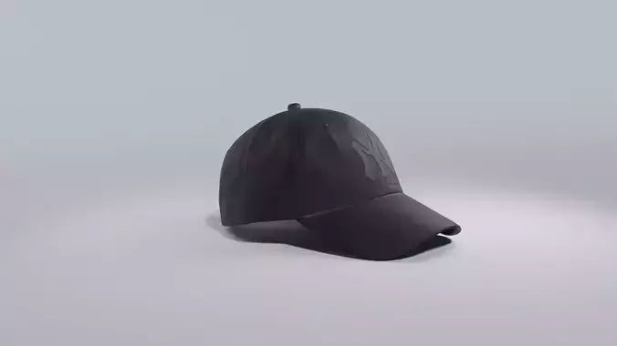 NY Yanks Baseball Cap all Black