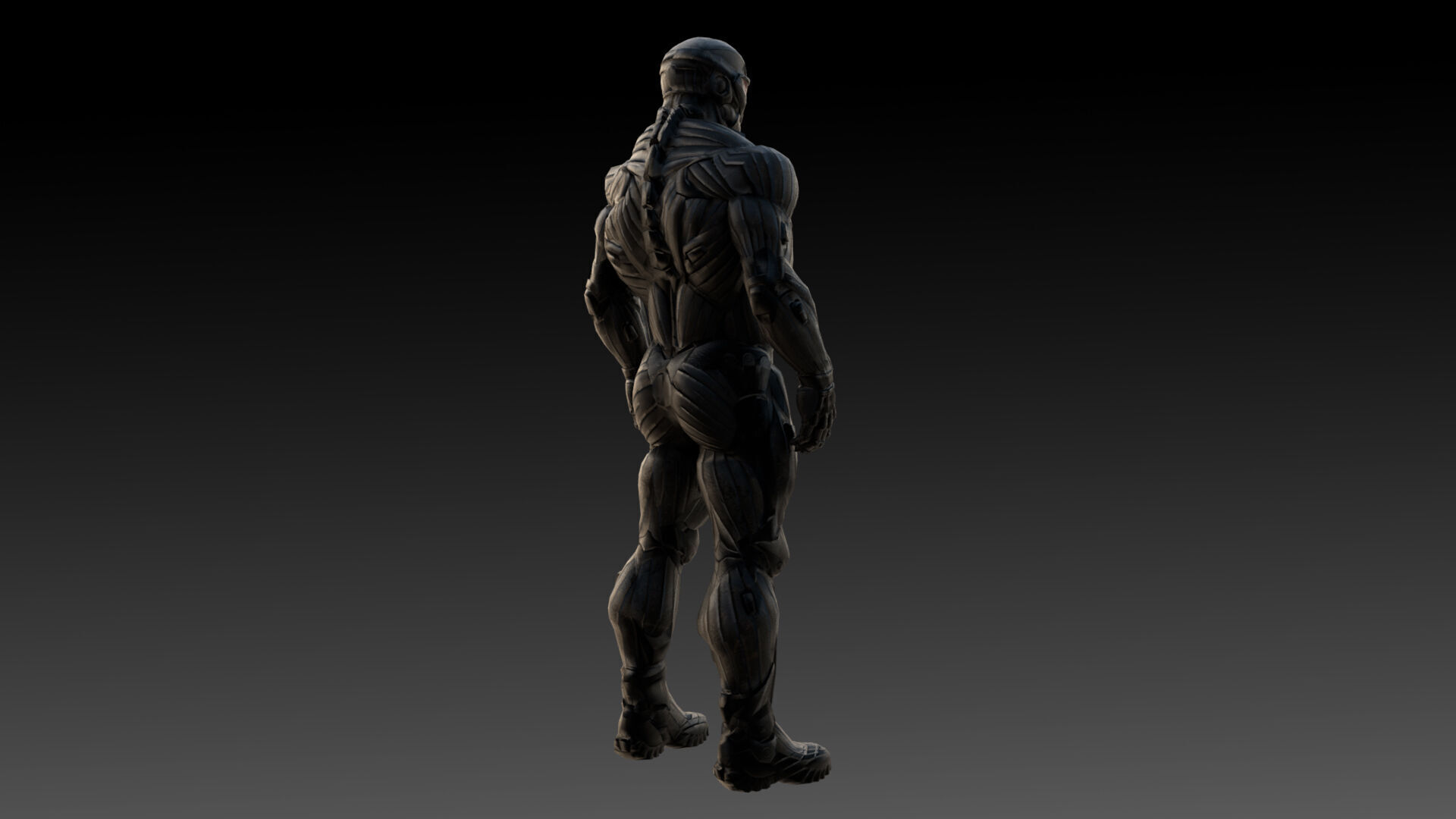 Crysis Nanosuit 3D Model High-Quality Rigged  Low-poly 3D model_10