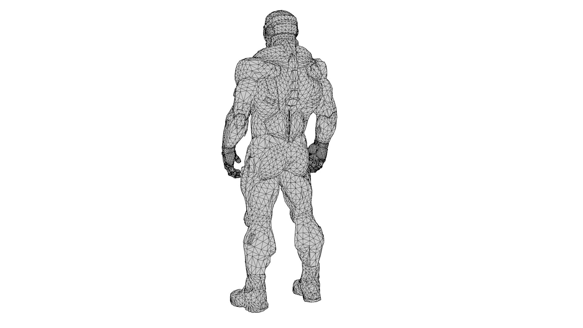 Crysis Nanosuit 3D Model High-Quality Rigged  Low-poly 3D model_17