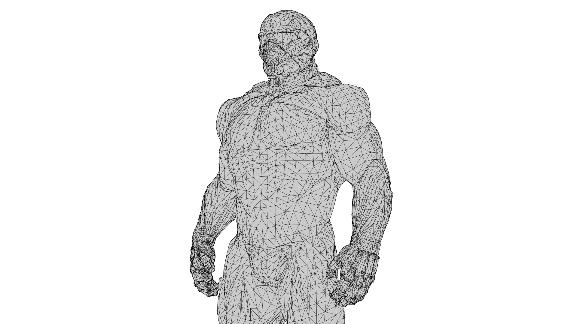 Crysis Nanosuit 3D Model High-Quality Rigged  Low-poly 3D model_21