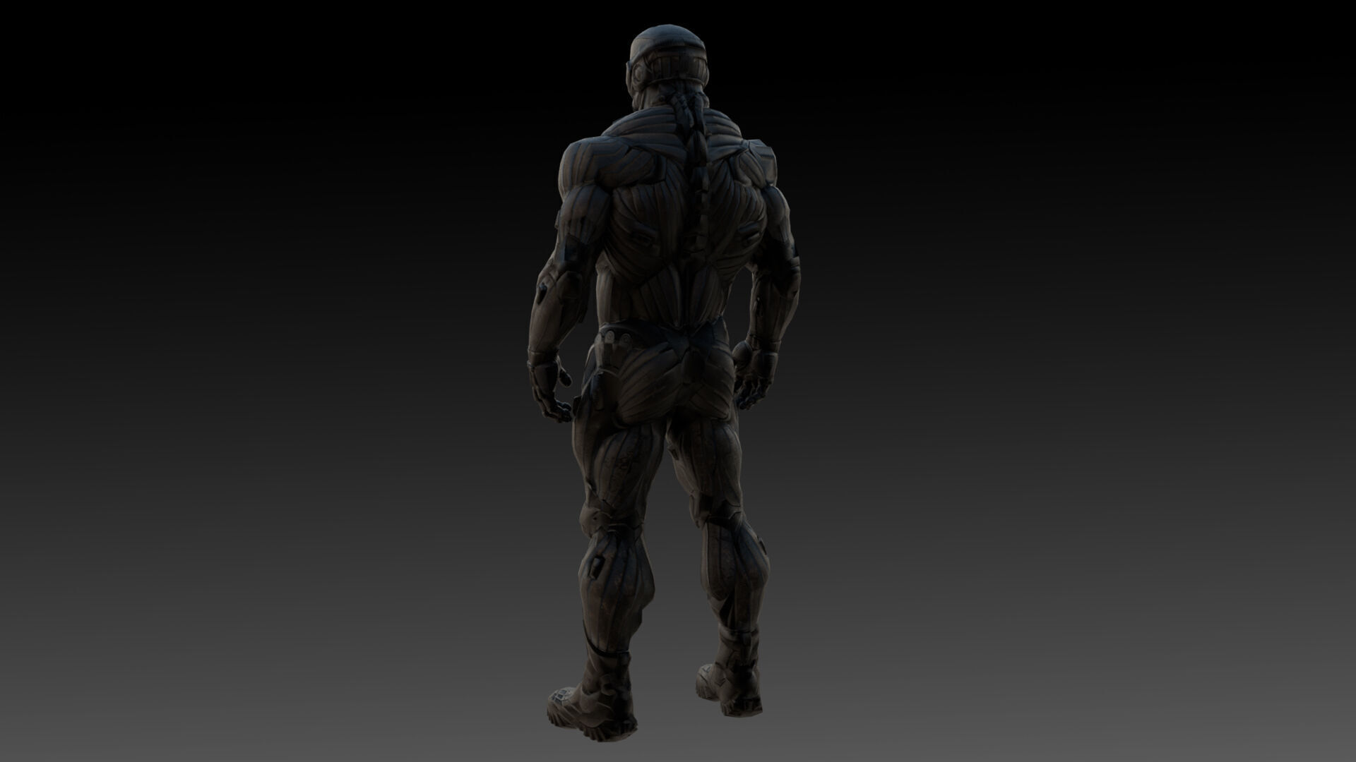 Crysis Nanosuit 3D Model High-Quality Rigged  Low-poly 3D model_9