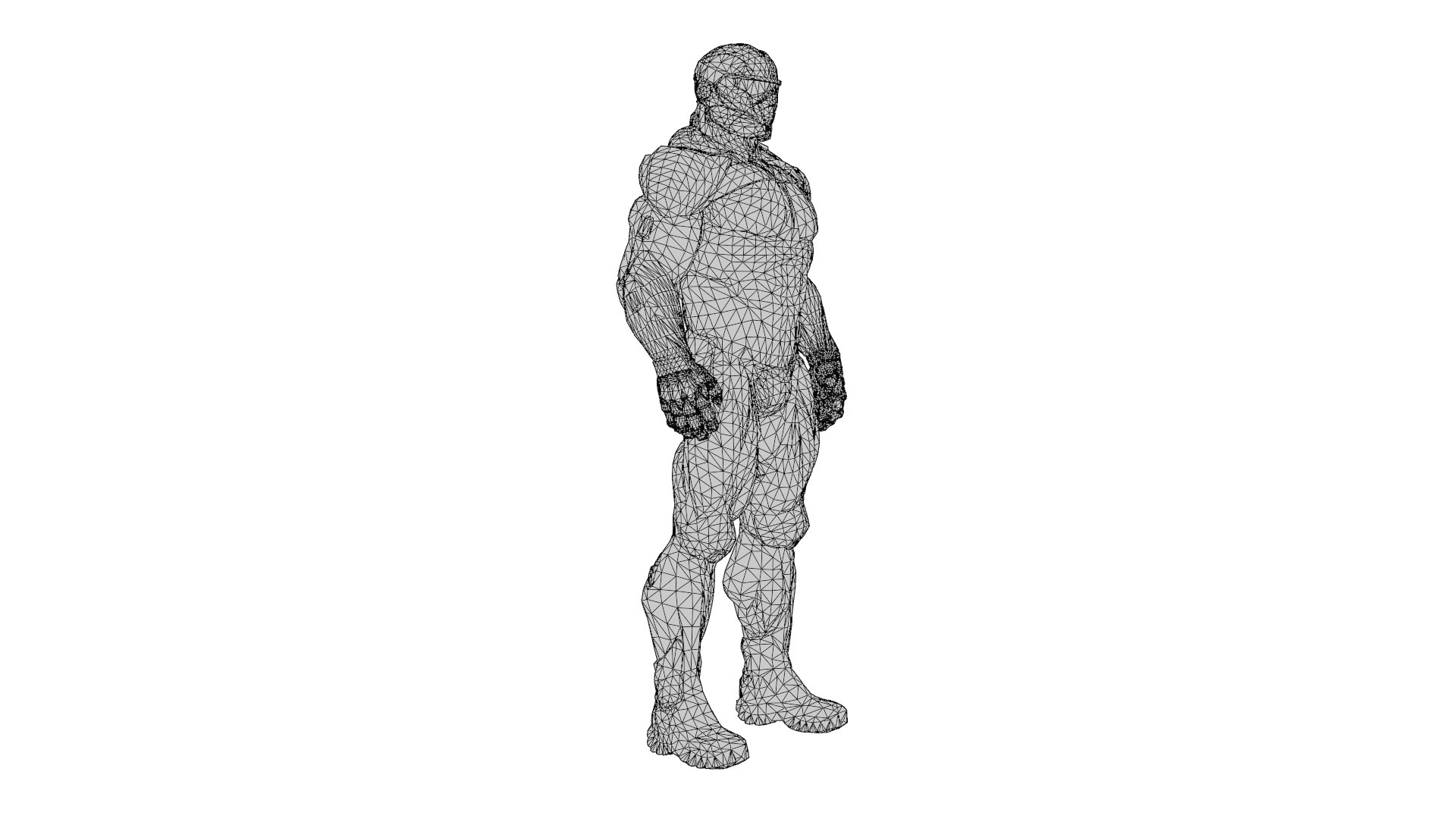 Crysis Nanosuit 3D Model High-Quality Rigged  Low-poly 3D model_19