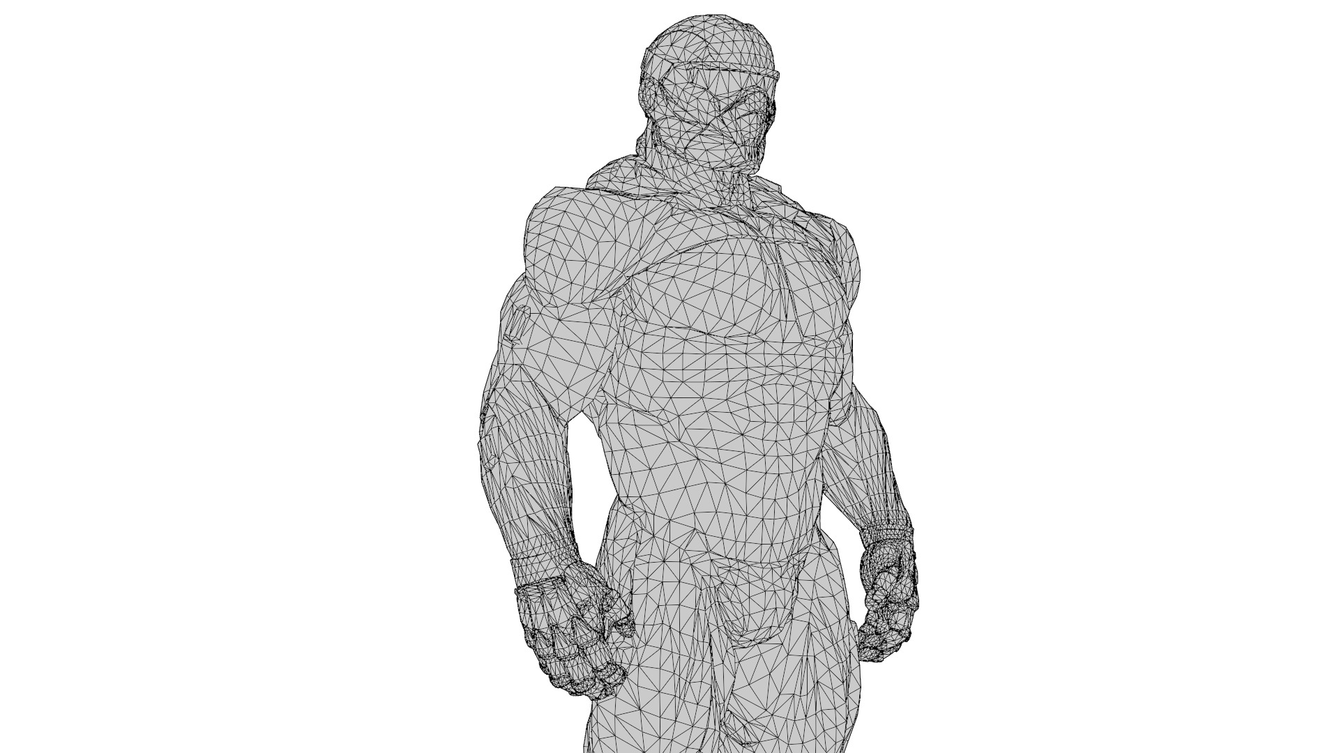 Crysis Nanosuit 3D Model High-Quality Rigged  Low-poly 3D model_20