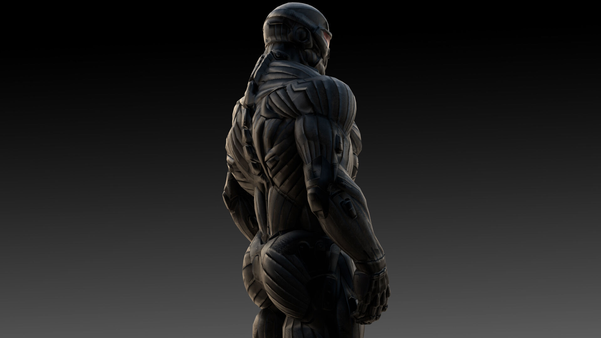 Crysis Nanosuit 3D Model High-Quality Rigged  Low-poly 3D model_5