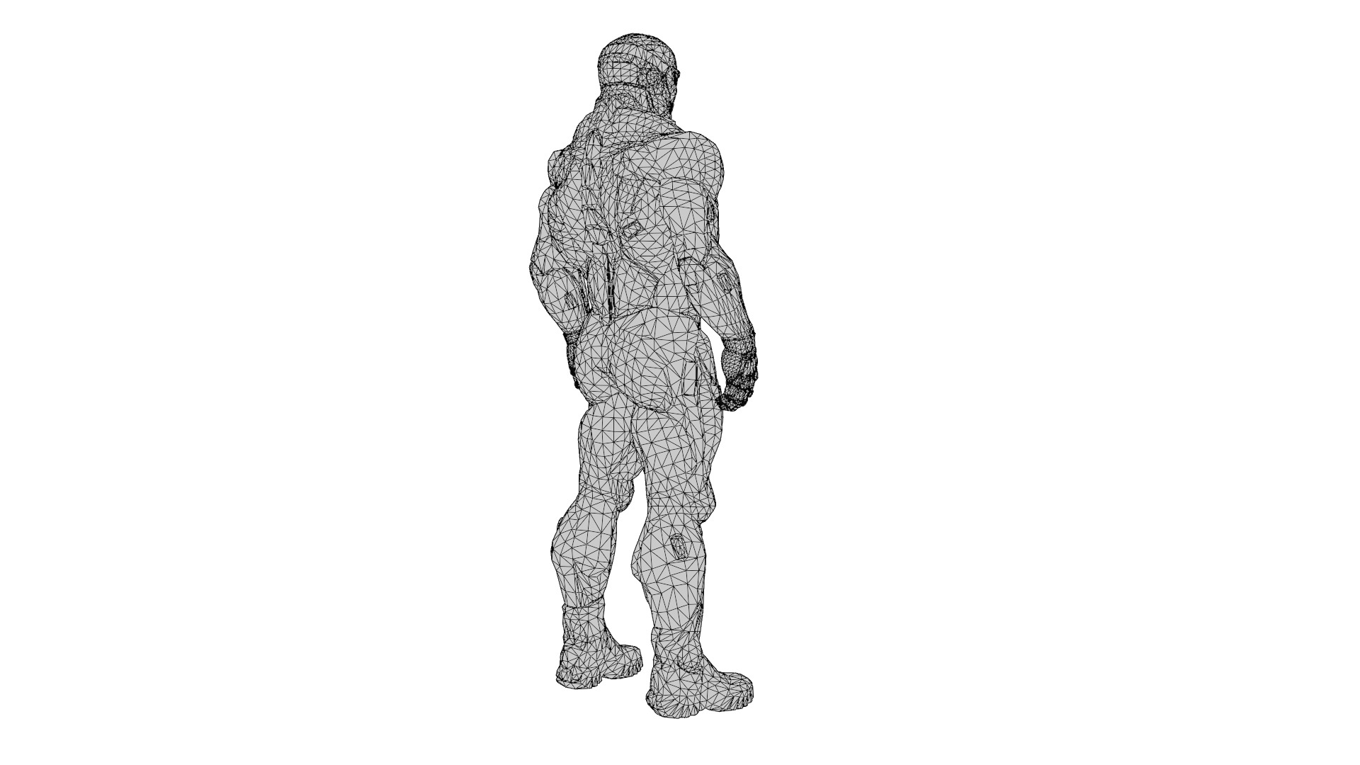Crysis Nanosuit 3D Model High-Quality Rigged  Low-poly 3D model_18