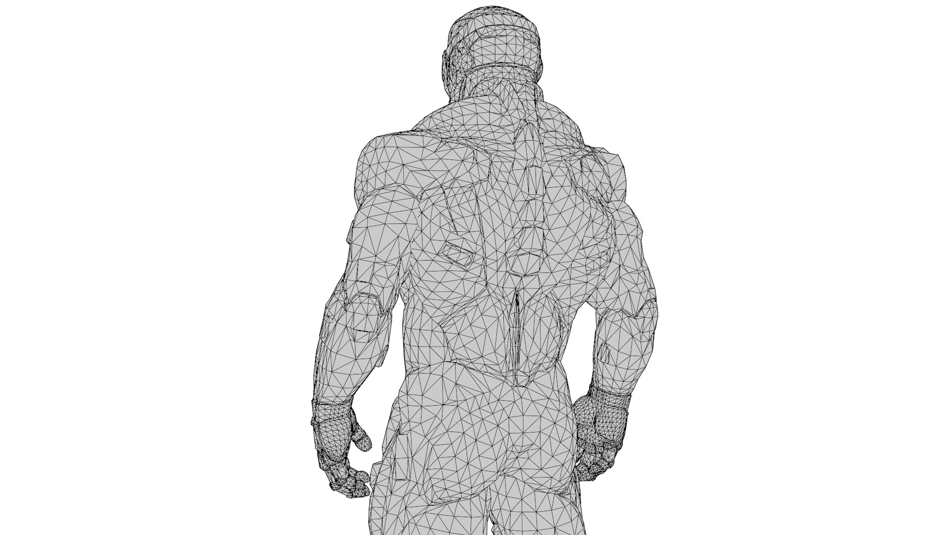 Crysis Nanosuit 3D Model High-Quality Rigged  Low-poly 3D model_13