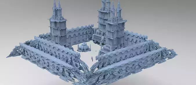 Forest Sci fi fi temple 3