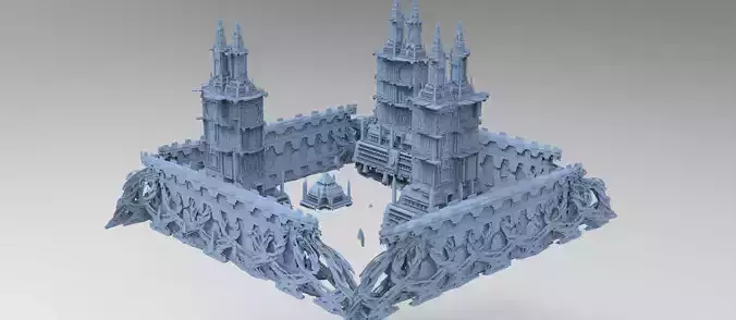 Forest Sci fi fi temple 4