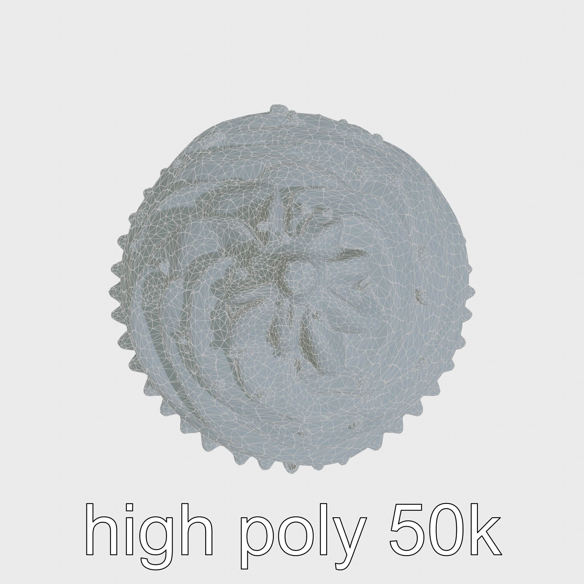 Realistic Vanilla Cupcake with Cream Swirls and Sprinkles Low-poly 3D model_30