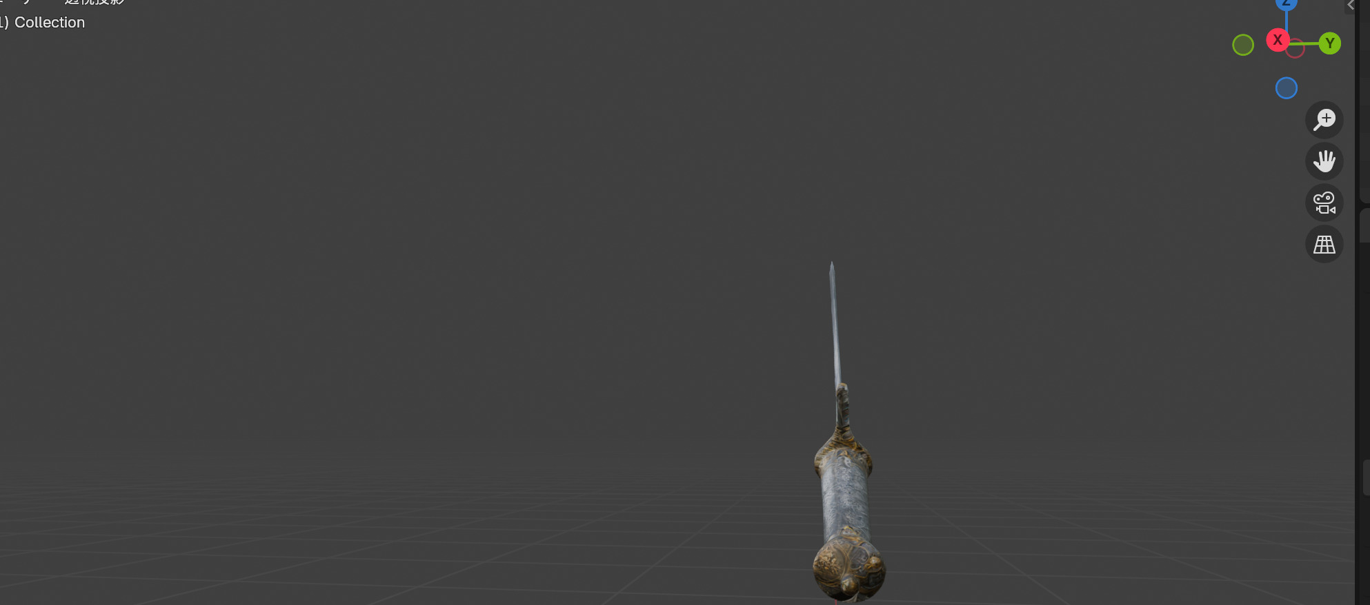 KnightsGreatSword 3D model_4