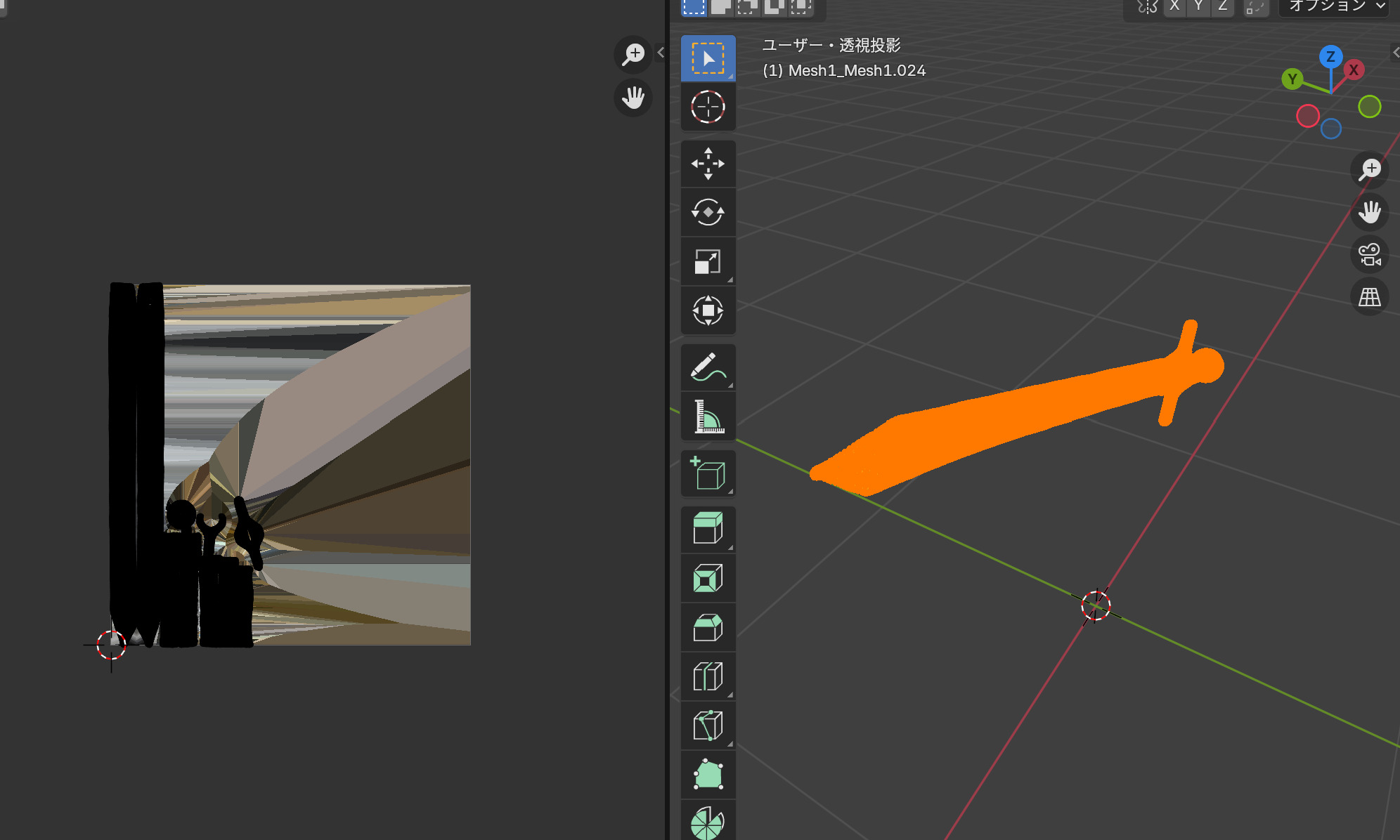 KnightsGreatSword 3D model_9