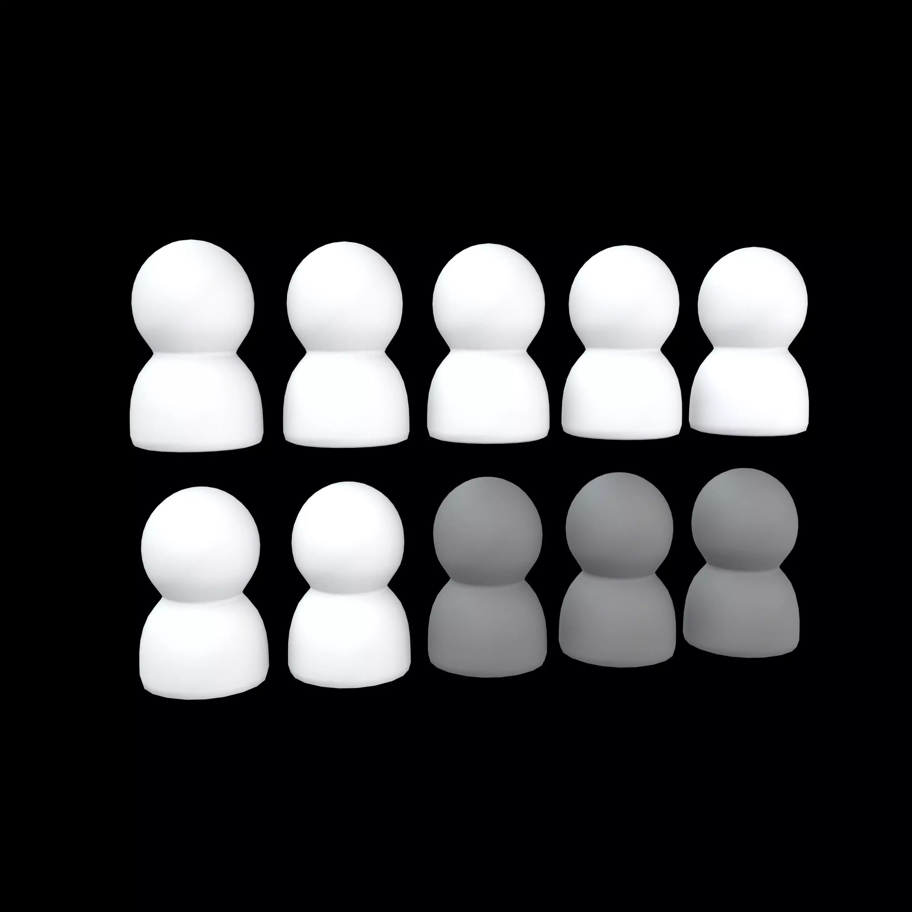 Personnel Ratio Icon v1 001 Low-poly 3D model_0