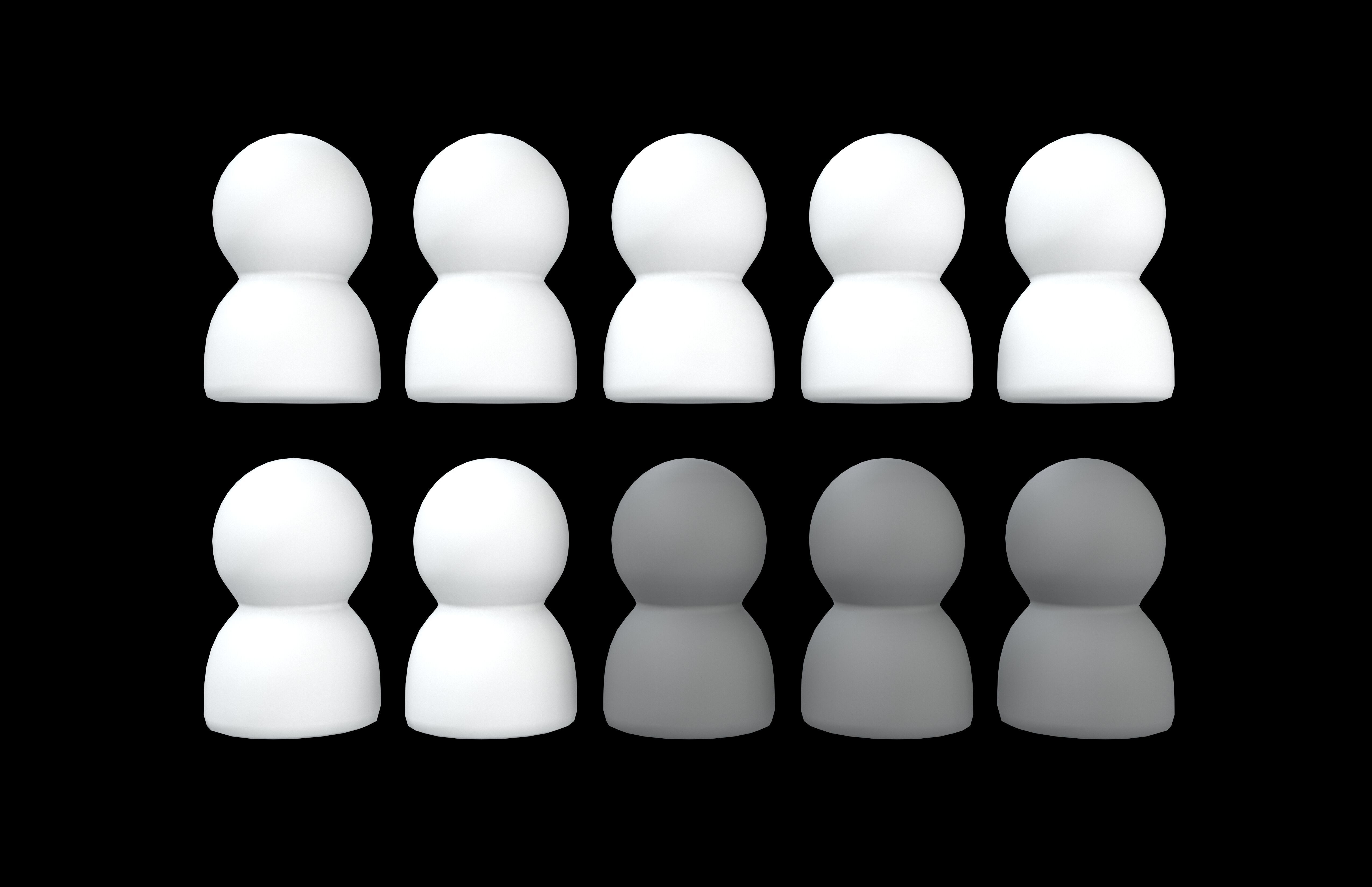 Personnel Ratio Icon v1 001 Low-poly 3D model_1