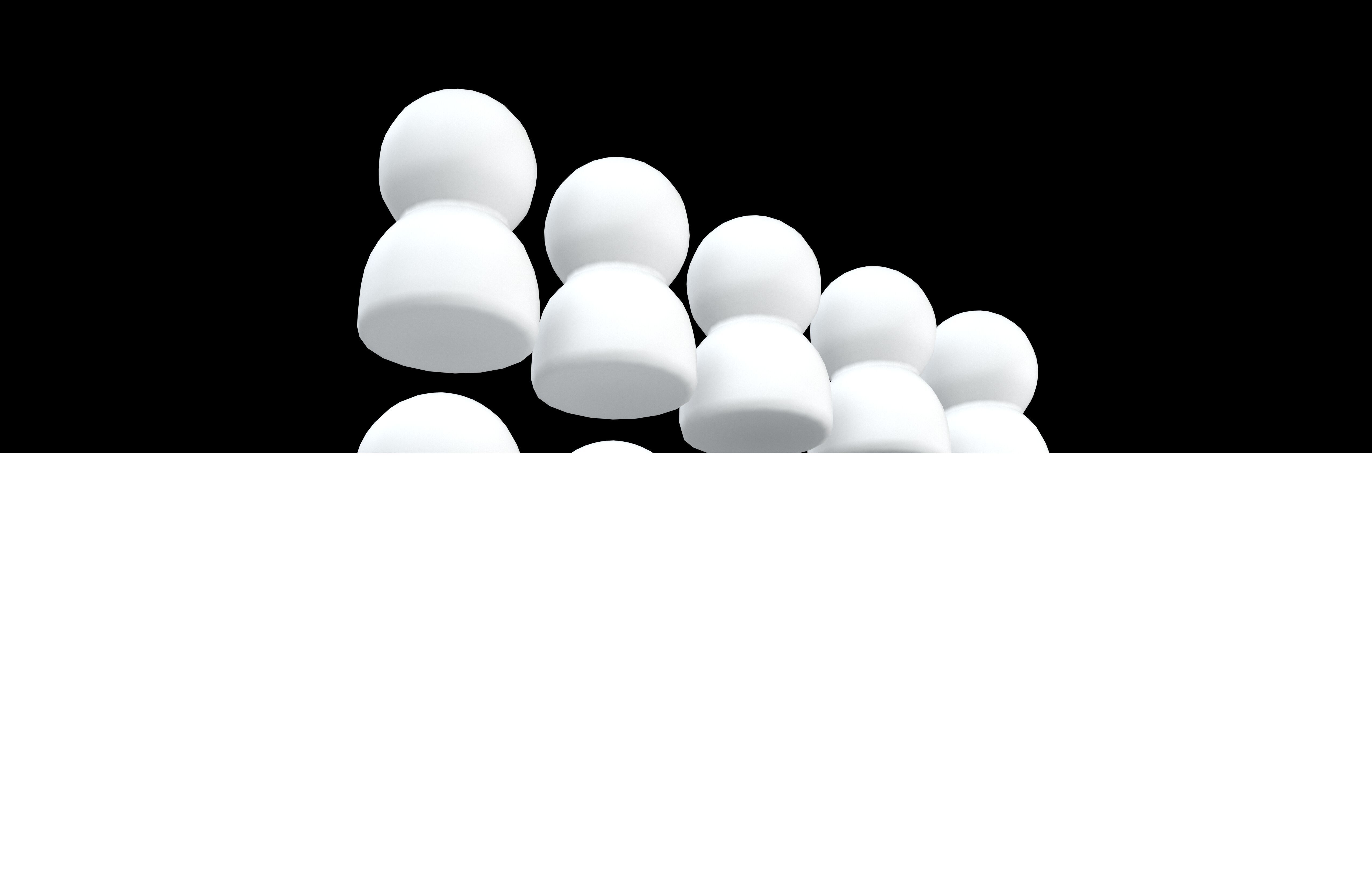 Personnel Ratio Icon v1 001 Low-poly 3D model_3