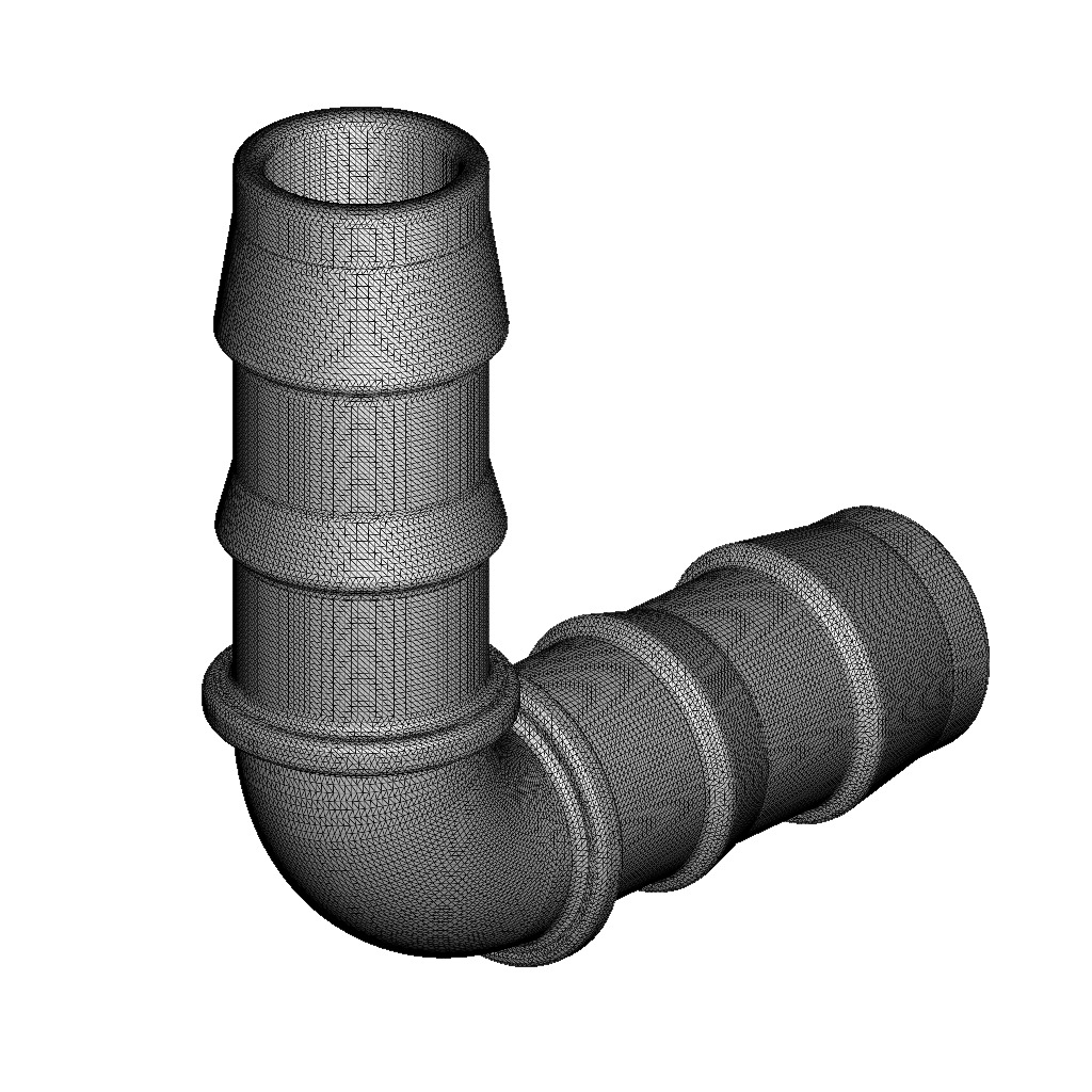 Irrigation Pipe L Joint 3D print model_4