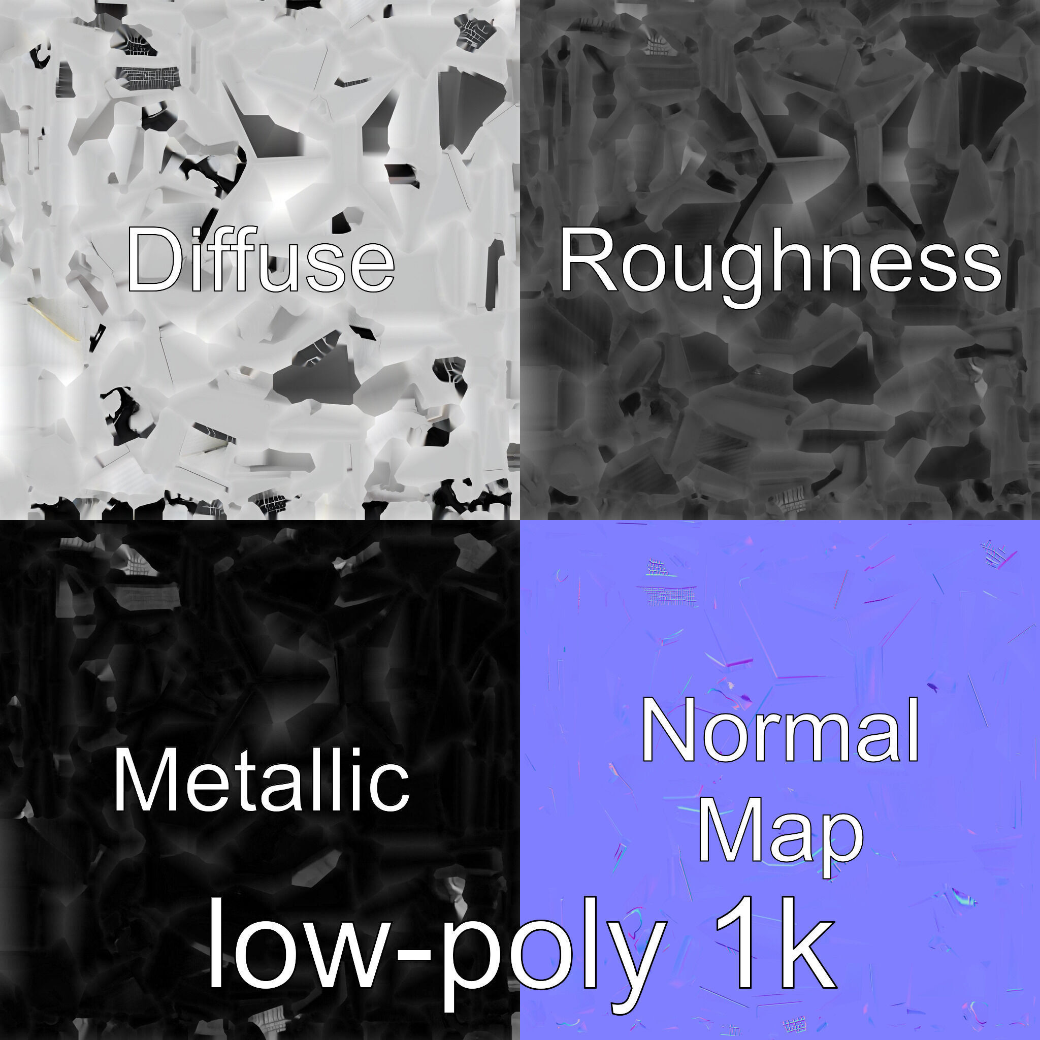 Healthcare Imaging Trolley with Swivel Screen Low-poly 3D model_4