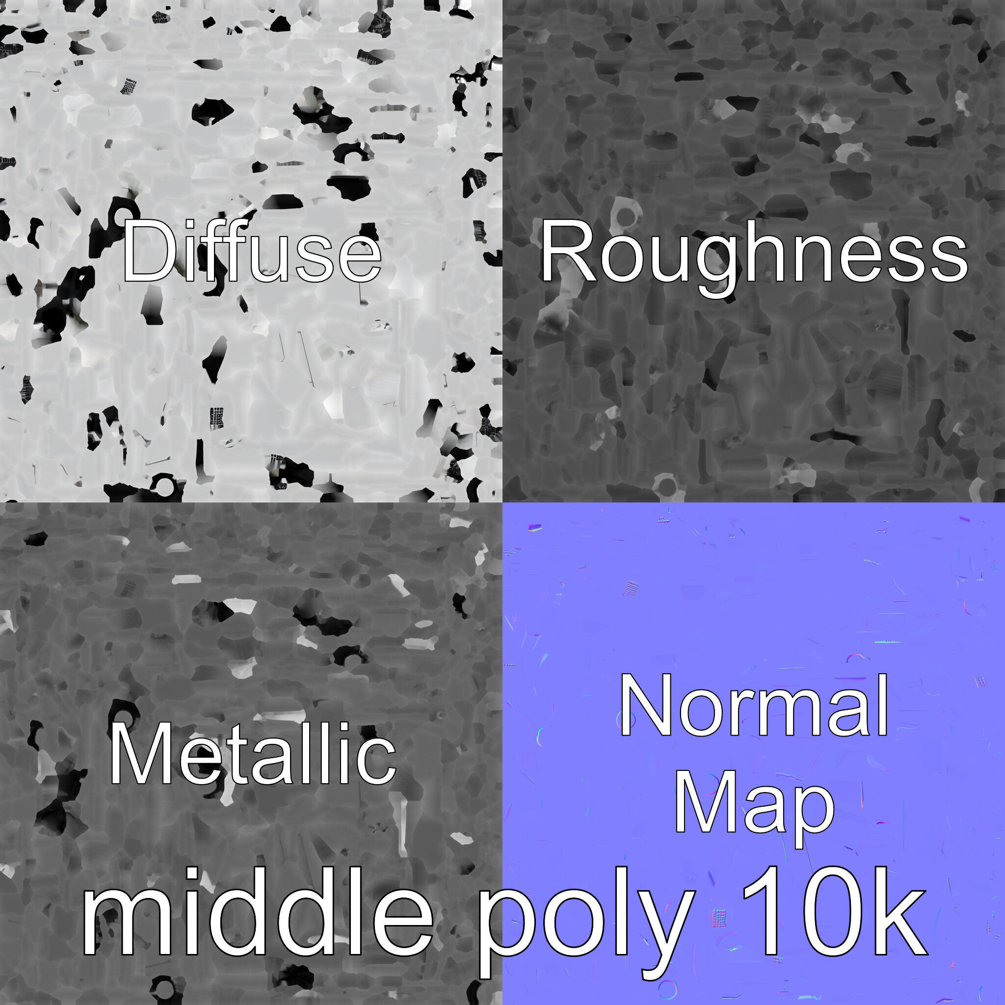 Healthcare Imaging Trolley with Swivel Screen Low-poly 3D model_30