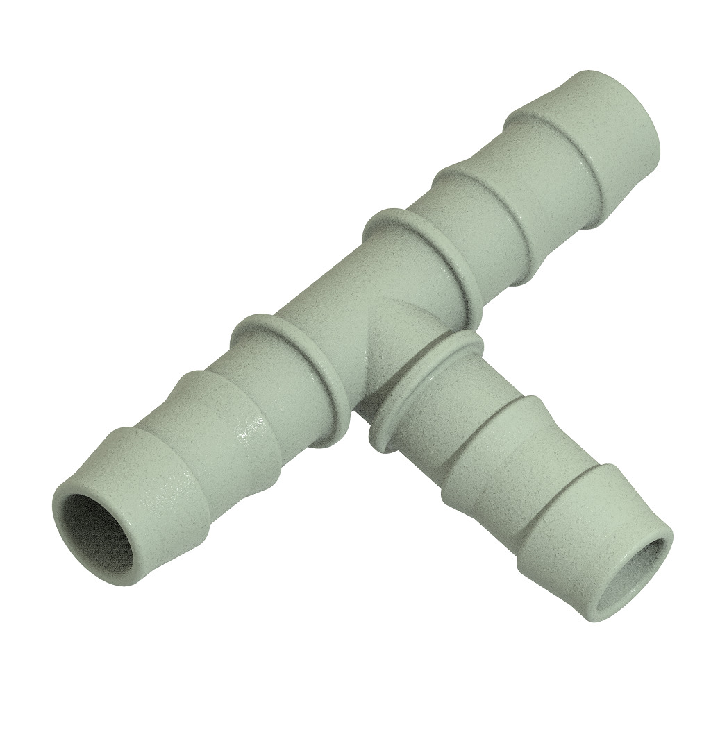 Irrigation Pipe Tee Joint 3D print model_2