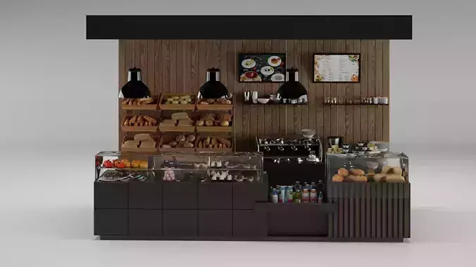 Cafe with Pastries and Desserts