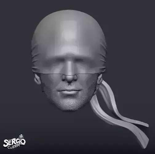 Daredevil Head Sculpt 3D print model