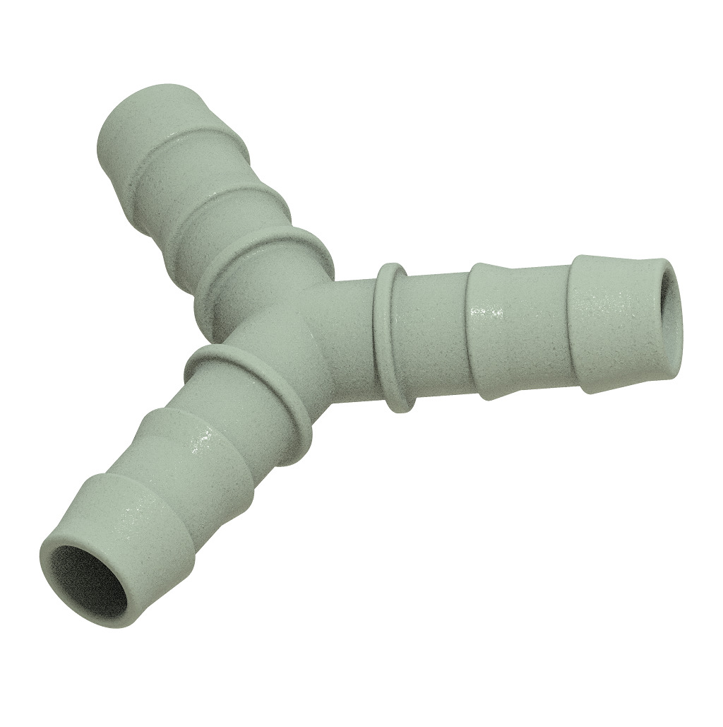 Irrigation Pipe Y Joint 3D print model_1