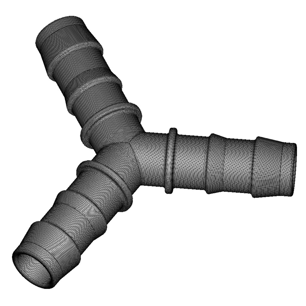 Irrigation Pipe Y Joint 3D print model_4