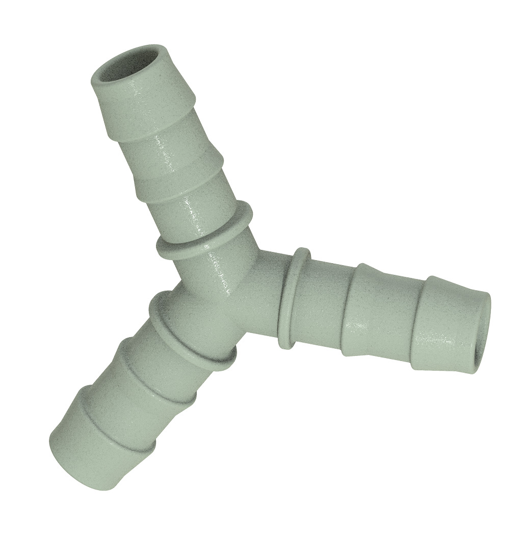 Irrigation Pipe Y Joint 3D print model_2
