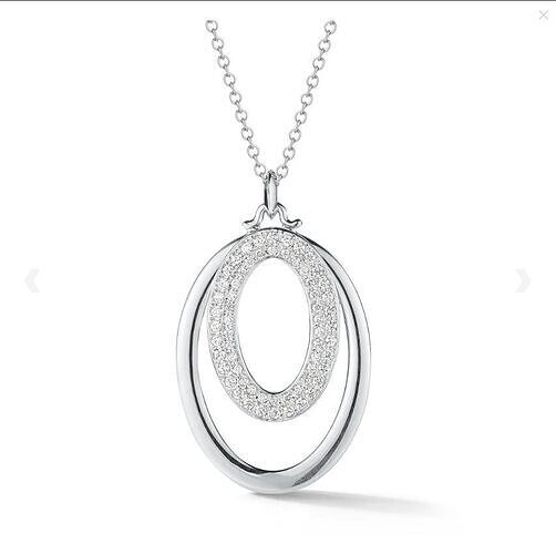 Oval Pendant Necklace 3D print model