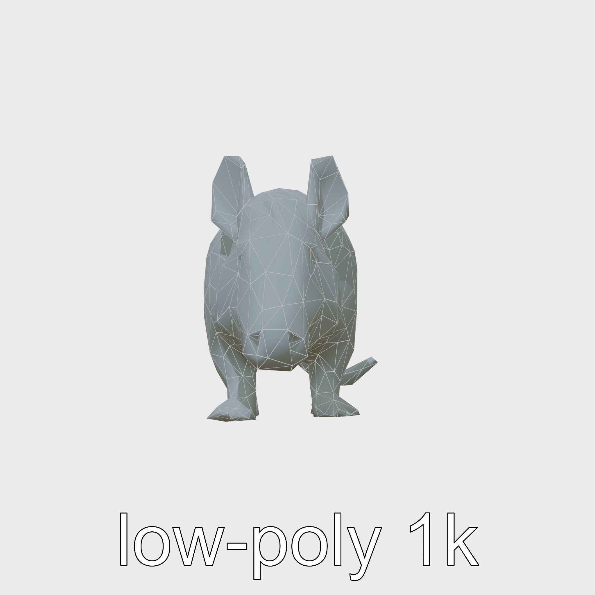 Realistic Aardvark Wildlife Model Low-poly 3D model_31