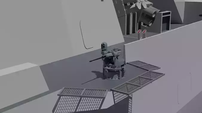 M242 Bushmaster 25mm 3D model