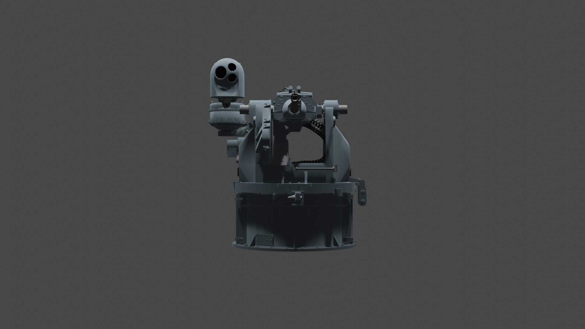 M242 Bushmaster 25mm 3D model Low-poly 3D model_6