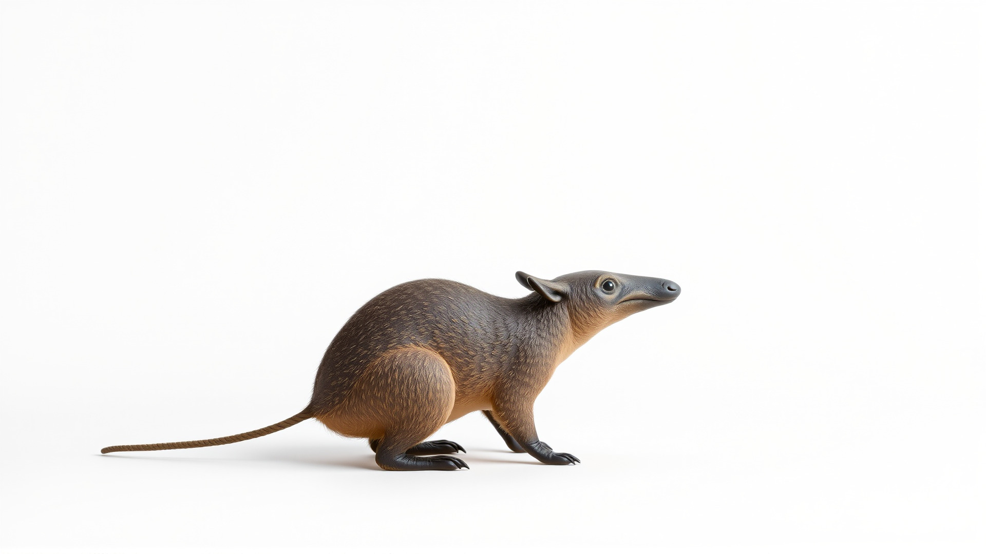 Serene Aardvark Model Evoking Tranquility Low-poly 3D model_6