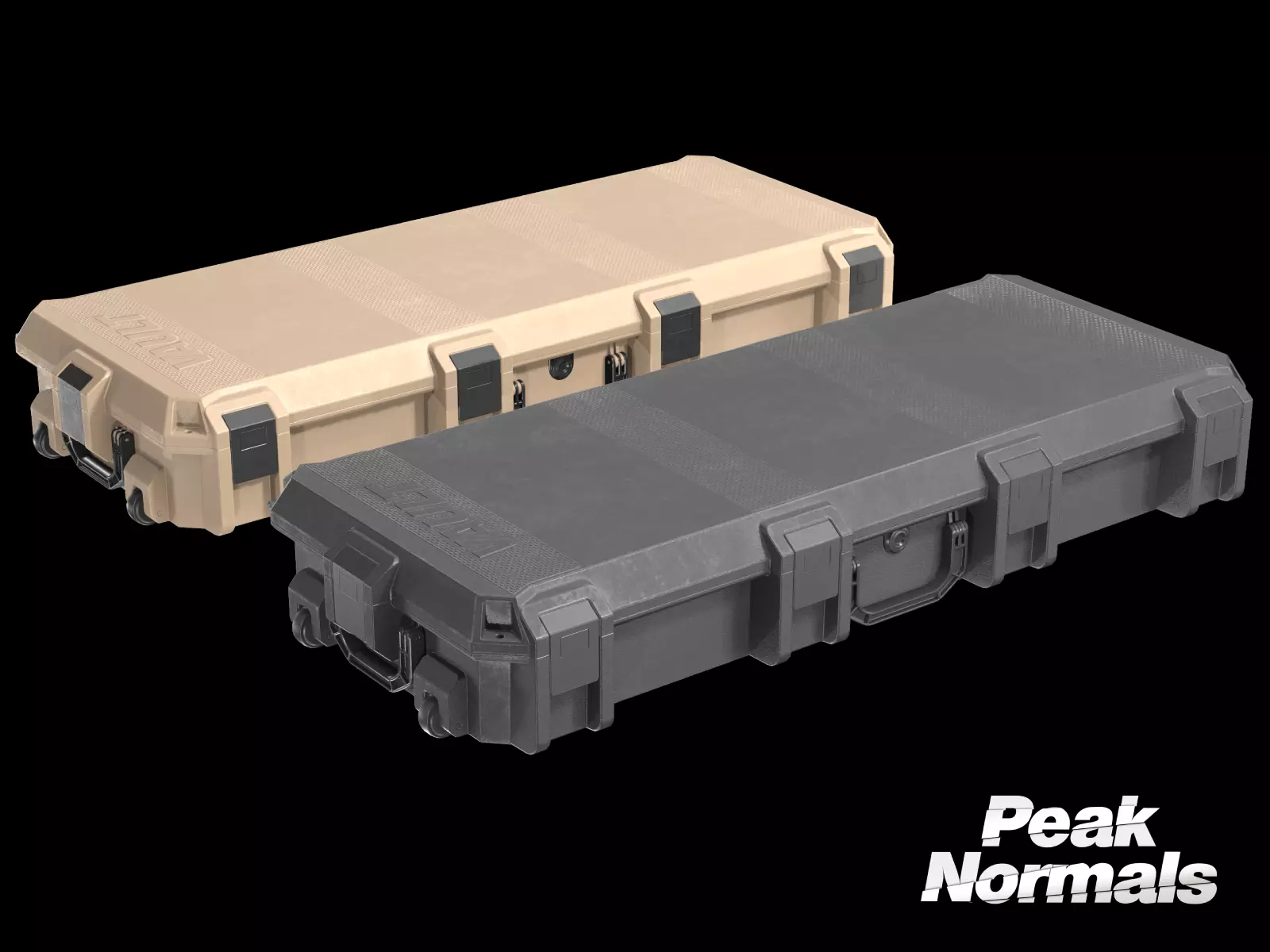 V730 Vault Tactical Rifle Case Low-poly 3D model_0