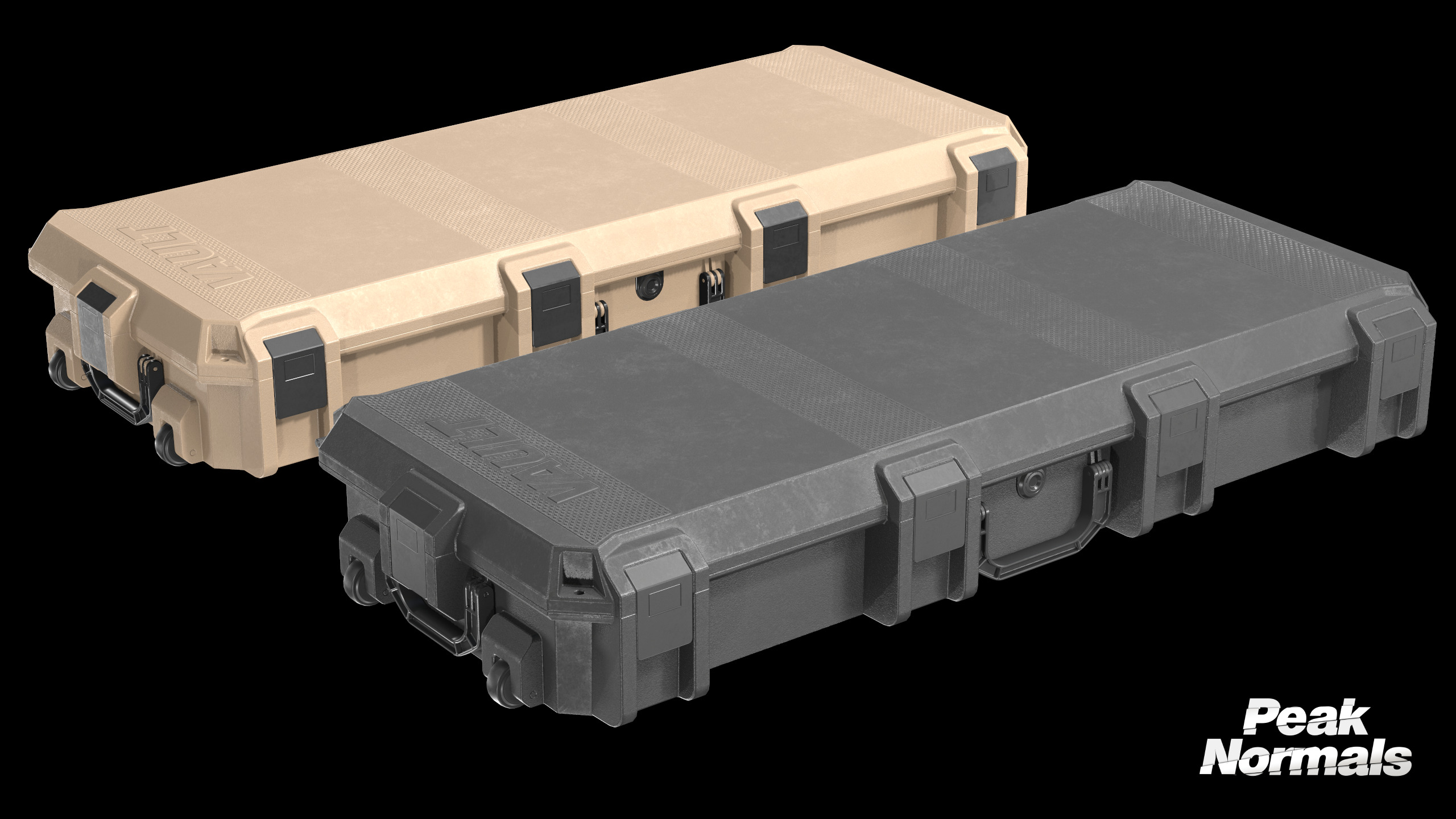 V730 Vault Tactical Rifle Case Low-poly 3D model_11