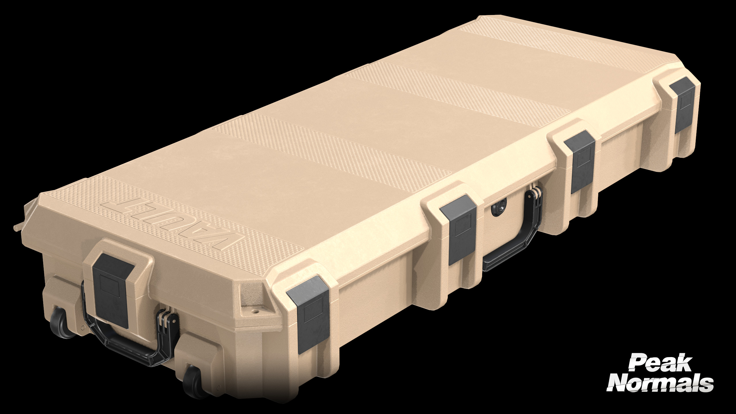 V730 Vault Tactical Rifle Case Low-poly 3D model_5