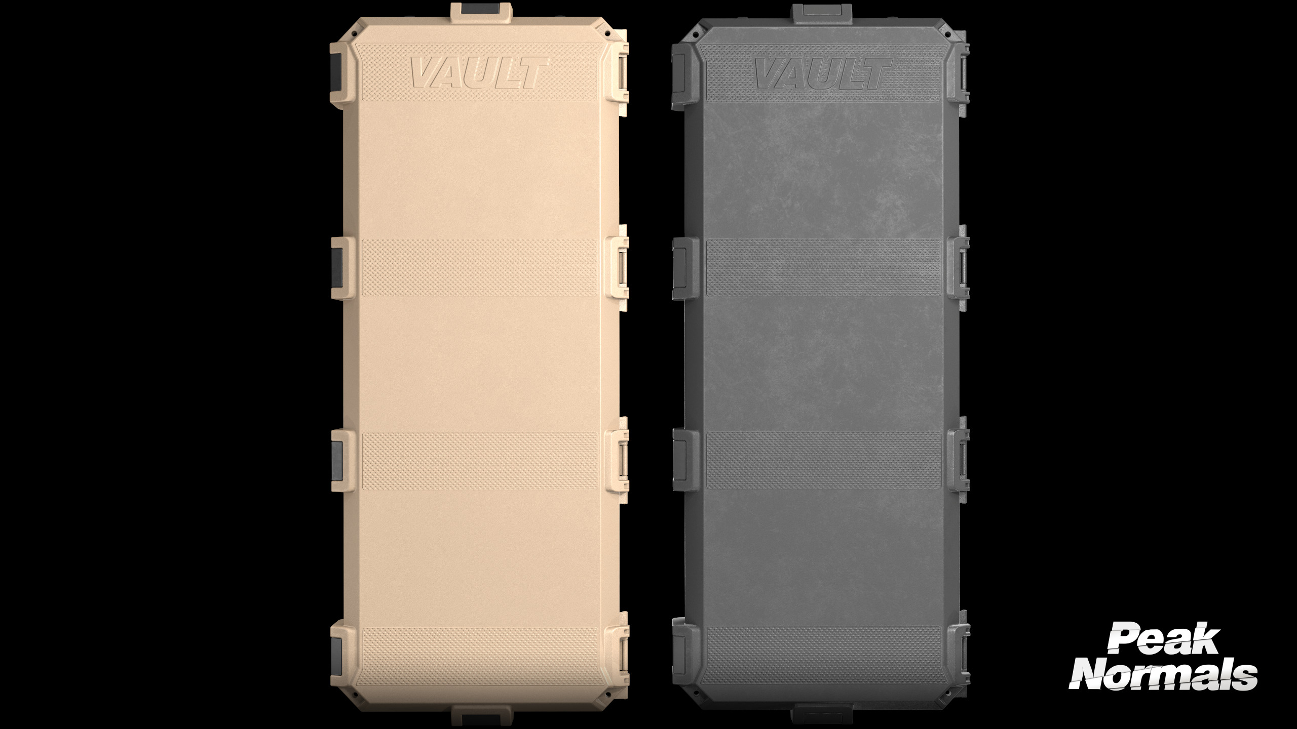 V730 Vault Tactical Rifle Case Low-poly 3D model_12