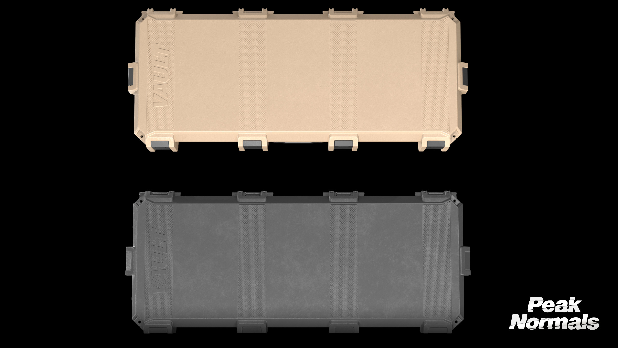 V730 Vault Tactical Rifle Case Low-poly 3D model_10