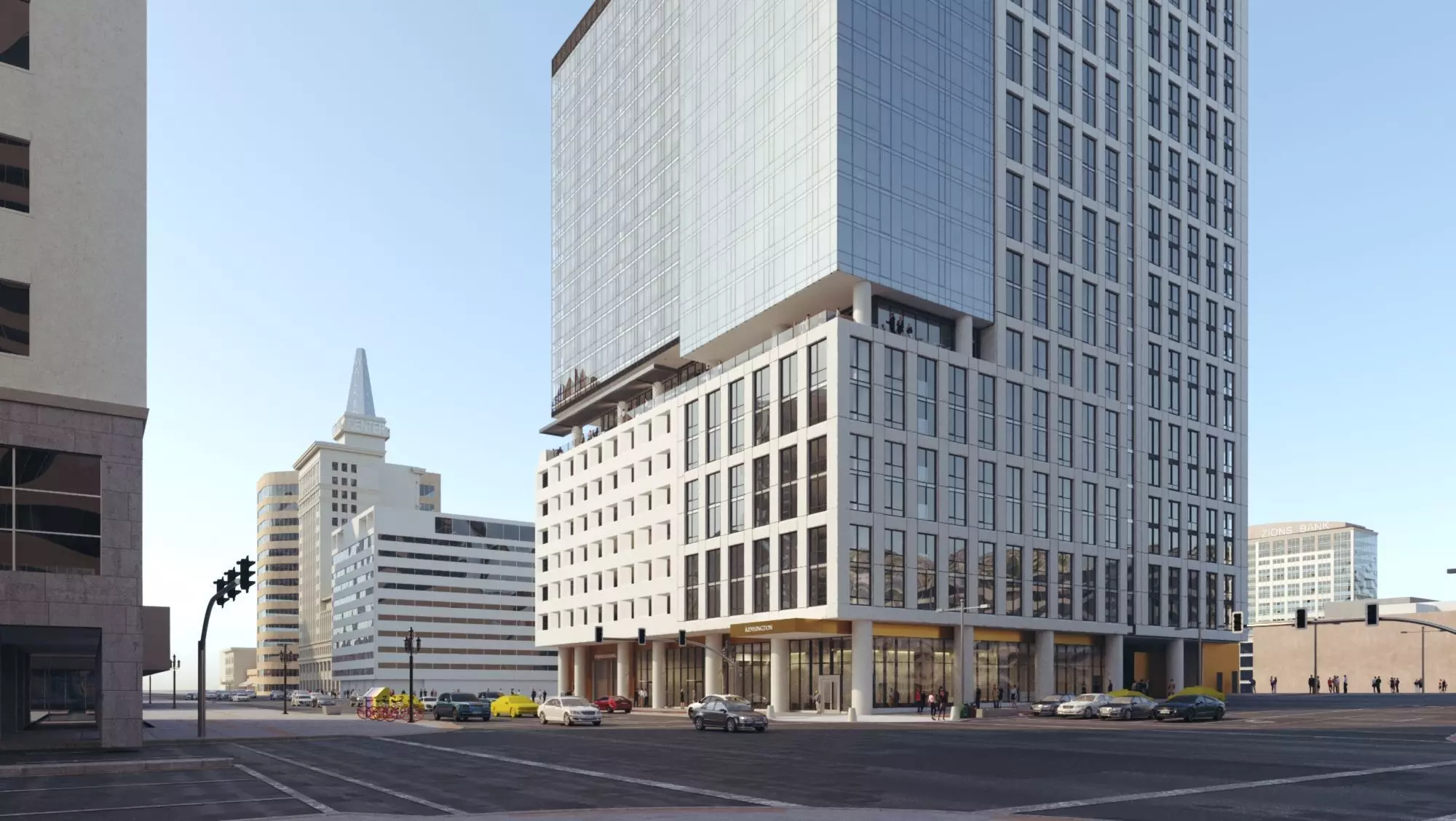 Salt Lake City  America USA Street 3D model_0