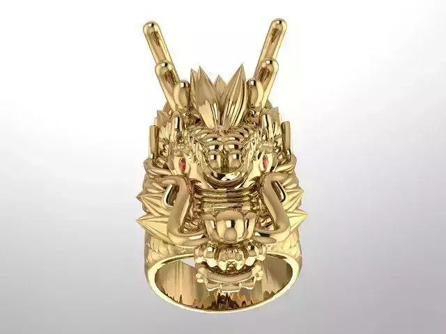 Ring Dragon jewelry 3d 