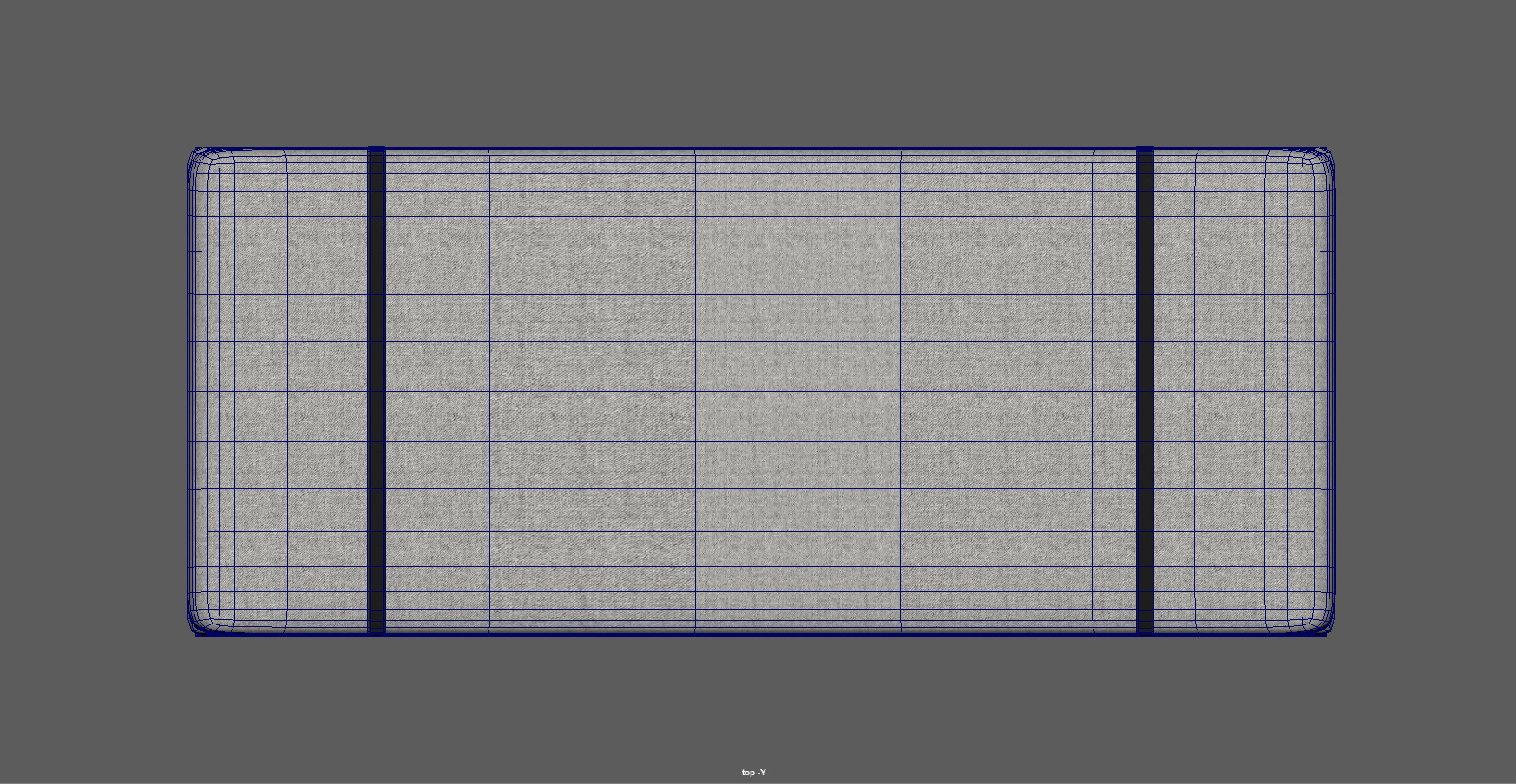 Modern Upholstered Bench 3d Model Low-poly 3D model_12