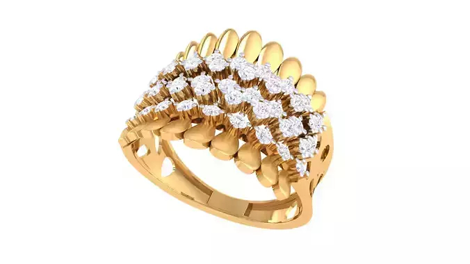  Women Ring MTL 3dm STL OBJ FBX Details