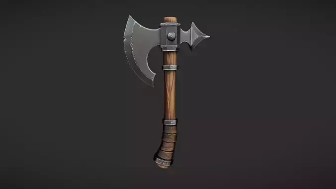 Medieval-style battle axe
