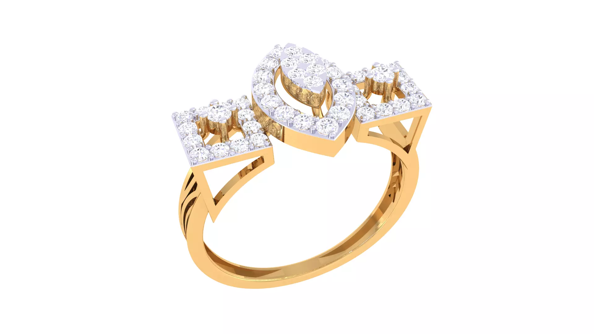 Women Ring MTL 3dm STL OBJ FBX Details 3D print model