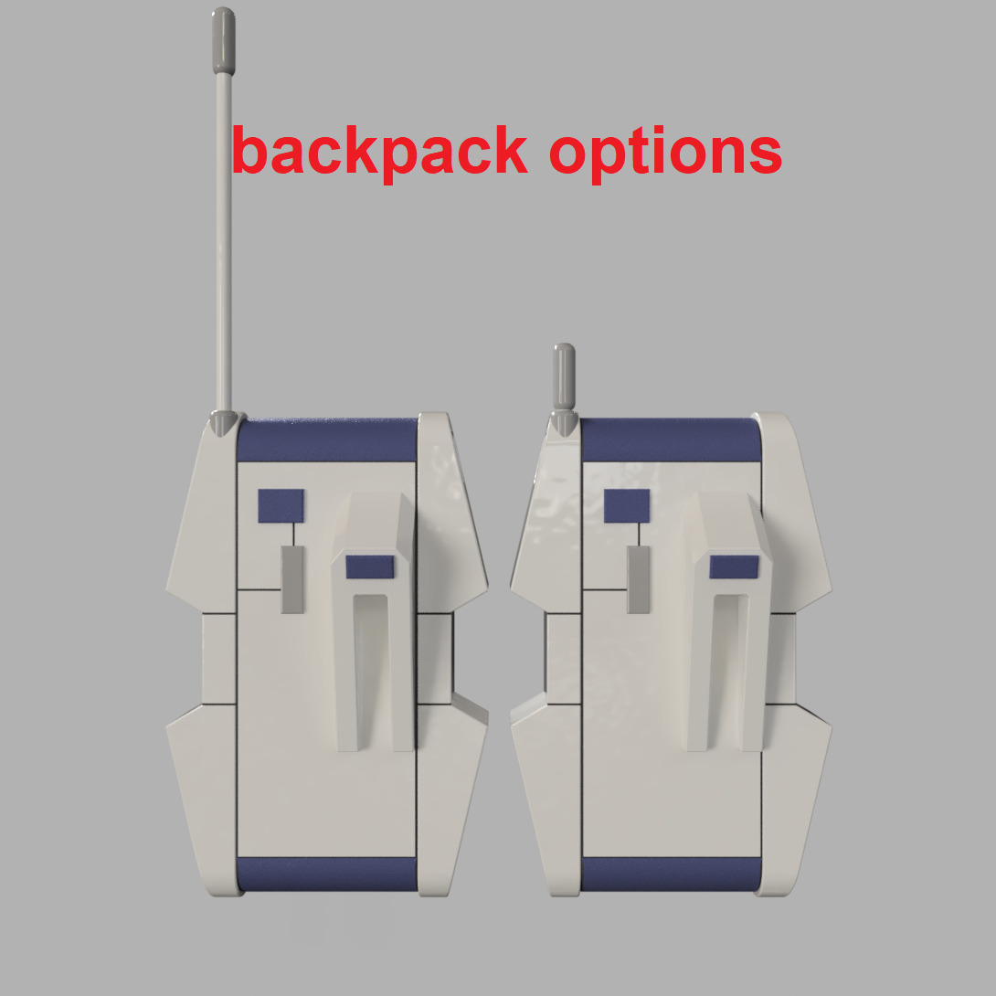 Snow Clone trooper kit for sixth scale custom action figures 3D print model_12